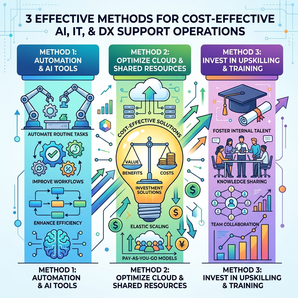 AI・IT・DX支援を安価に運用する3つの方法｜中小企業が知っておくべきコスト最適化の考え方